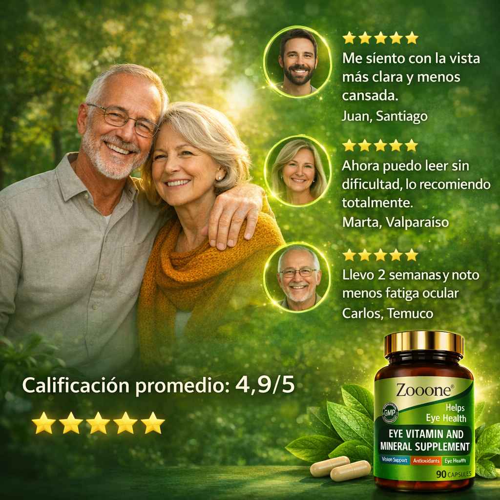 Zooone™ – Suplemento Natural para Cuidar y Apoyar tu Salud Visual