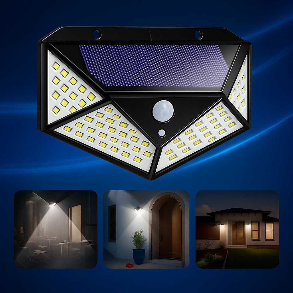 Pack 3 Lámparas Solar Sensor
