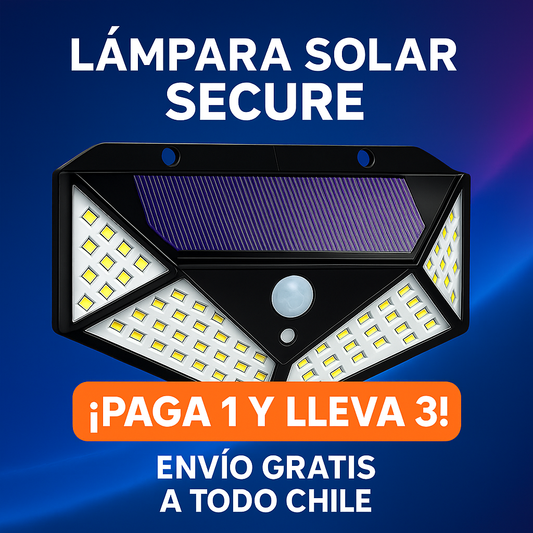 Pack 3 Lámparas Solar Sensor