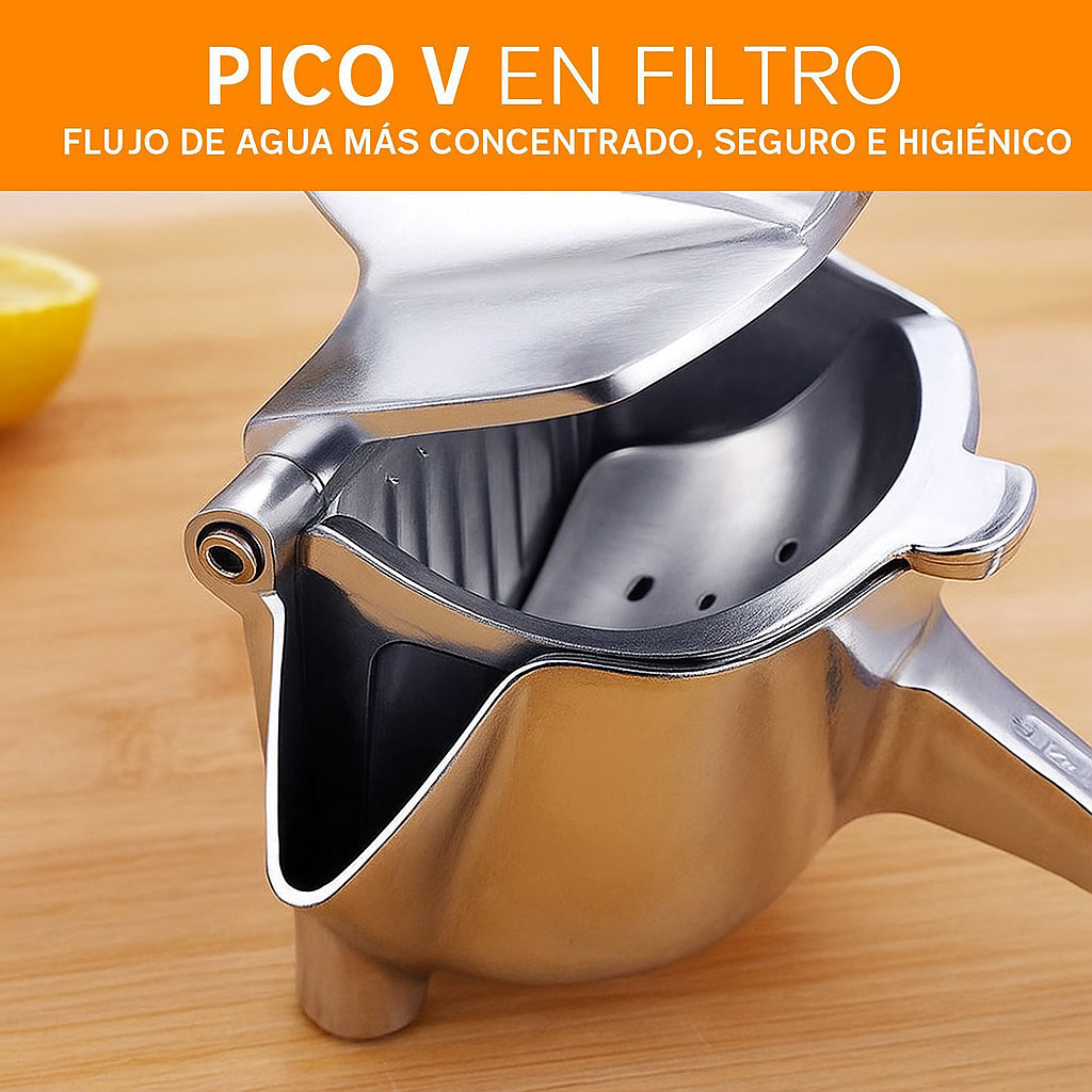 Exprime Jugo Fresco en 3 Segundos